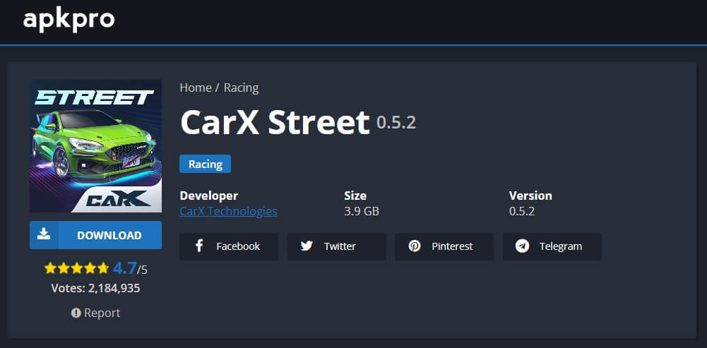 Pratinjau judul SEO:
APKPro Me Carx Street Mod APK, Download Sekarang Juga!