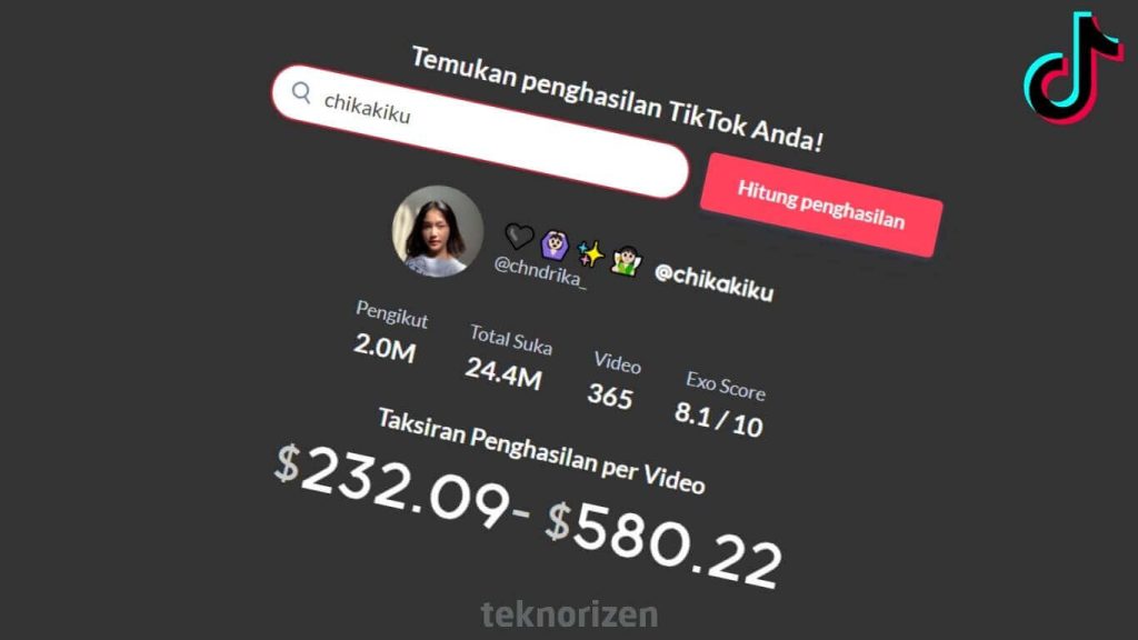 Tentang Kalkulator Tiktok Money Rupiah 2023