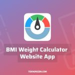BMI Weight Calculator Website App