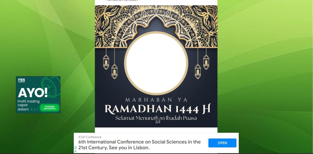 Tentang Twibbon Marhaban Ya Ramadhan 1444 H